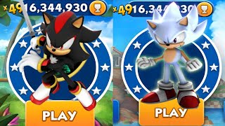 Sonic Dash  Captain Shadow VS Animation Hyper Sonic  Movie Sonic vs All Bosses Zazz Eggman [upl. by Neret]