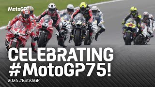 Rewind to a MotoGP75 BritishGP bonanza 🥳 [upl. by Clellan]