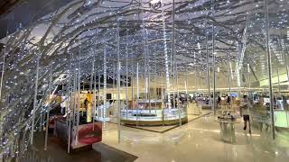 Rustans Shangrila Mall Classy Meteor Shower Drop Light Christmas decorations [upl. by Lamaaj]