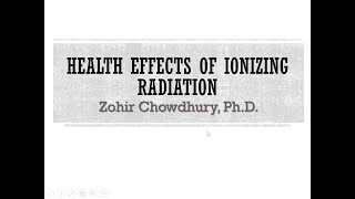 M45 Ionizing Radiation Health Effects [upl. by Danette]