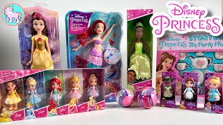 Disney Princess Dolls Toys Plus Tea Party Playset Unboxing ASMR Review [upl. by Nauqahs]