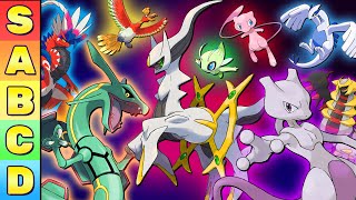 Every LEGENDARY Pokémon Weakest to Most Powerful TIER LIST [upl. by Merlin]