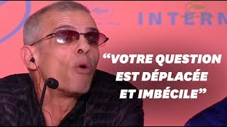 Abdellatif Kechiche semporte contre un journaliste au Festival de Cannes [upl. by Enitselec]