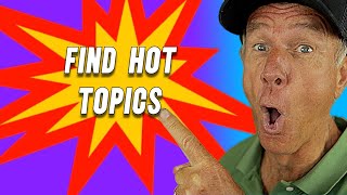 How To Find HOT Trending Topics On YouTube 2024 [upl. by Eigna]