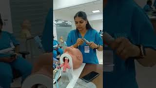 Endotracheal Intubation pratice anesthesiology student [upl. by Andrey22]