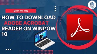 How to Download amp Install Adobe Acrobat Reader For Windows 10 [upl. by Sharona]