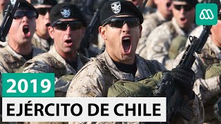 Parada Militar 2019  Desfile Escalón del Ejército de Chile con himnos a viva voz [upl. by Korrie]