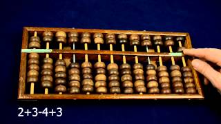 Abacus Tutorial 2 The quotexchange methodquot  calculating up to 5 [upl. by Einatsed172]