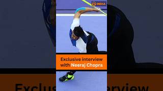 Exclusive interview with Neeraj Chopra [upl. by Latta]