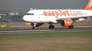 Easyjet A320 Takeoff Manchester [upl. by Buddy]