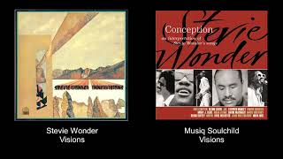 Stevie Wonder  Visions 🧬 Musiq Soulchild  Visions [upl. by Yeldah]