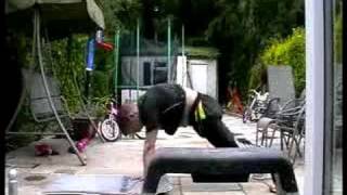 1 hour home endurance work out 600 press ups 600 para jumps [upl. by Blisse]