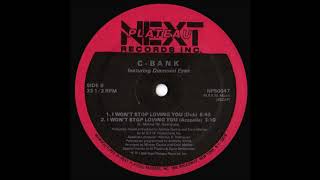 CBank Featuring Diamond Eyes  I Wont Stop Loving You 12 Single HQ Vinyl Remastering [upl. by Oniliuqnart]