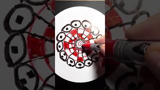 Mesmerizing Rotating Dumpling Drawing shorts art drawing asmr dumplings [upl. by Anide254]