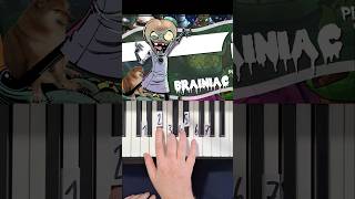 Brainiac Maniac Plants vs Zombies Piano Tutorial shorts [upl. by Bennett]