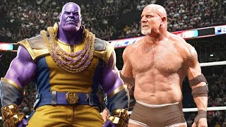 Goldberg vs Thanos Match [upl. by Eeryn]