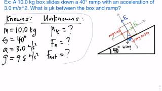 Finding the Coefficient of Static Friction on an Incline [upl. by Damian]