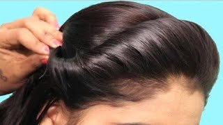 Nice  Very easy beautiful hairstyle for long hair Cute Hairstyle for ladiesHair style girl simple [upl. by Spense]