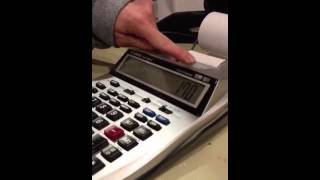 How to use an adding machine [upl. by Derzon728]