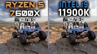 7600X vs 11900K Benchmarks  15 Tests  Tested 15 Games and Applications [upl. by Ahkihs]