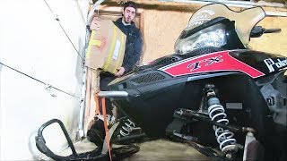 ITS ALIVE  REPAIRING MY BURNT SNOWMOBILE  FIRST RIDE [upl. by Samalla]