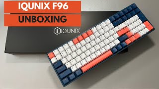 IQUNIX F96 Mechanical Keyboard Unboxing  The ABSOLUTELY BEST LOOKING Keyboard on Earth [upl. by Collyer]