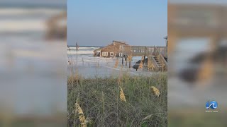 Another Rodanthe house claimed by ocean [upl. by Arymahs3]