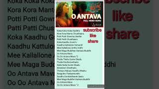 oo antava mava oo oo antava mava lyric pushpa song  allu arjun  trending song [upl. by Doloritas724]