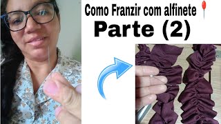 Como Franzir com alfinete Parte 2 [upl. by Donn]