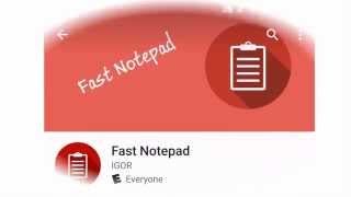 Introducing the Fastest Notepad app for Android [upl. by Fernandina]