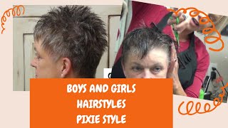 Short Pixie Hairstyles  Womens Over 60 Hairstyles [upl. by Lewap]