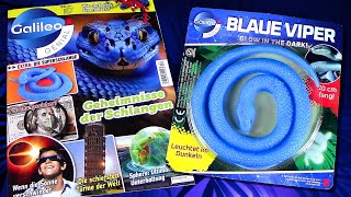 Galileo Genial 424 mit Blaue Viper Gummi Schlange  Glow in the Dark Test  Superhelden  Witze [upl. by Kassaraba]