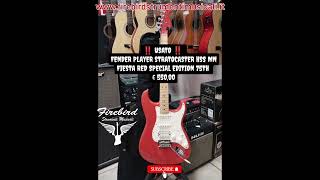 Fender Player Stratocaster HSS MN Fiesta Red Special Edition 75th 2nd [upl. by Maher]