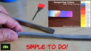 How To Heat Treat  Temper Hand Tools amp More [upl. by Engedi]