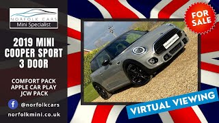 2019 Mini Cooper Sport in Moonwalk Grey [upl. by Kahle]