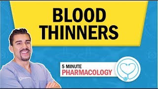 Pharmacology  Anticoagulants amp Antiplatelets blood thinners for nursing RN PN MADE EASY [upl. by Anifesoj]