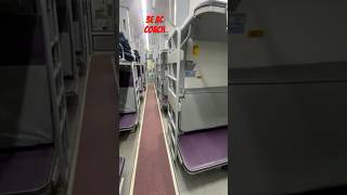 3E Ac coach In train ऐसा होता है 3E एसी डिब्बा indianrailways railway youtube train shortvideo [upl. by Mota]