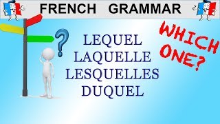 Learn French Question Words  How To Ask WHICH ONE With Lequel [upl. by Odine]