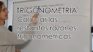 TRIGONOMETRÍA EJERCICIOS PARA CALCULAR quotLAS RESTANTES RAZONES TRIGONOMÉTRICASquot [upl. by Adneram]