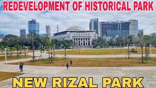 RIZAL PARK REDEVELOPMENT TODAY 02172024 MANILA UPDATE [upl. by Yelahc]