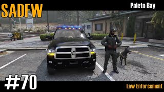 ⭐ GTA POLICE  LSPDFR mod  SADFW  Law Enforcement  🚔 Dodge Ram [upl. by Ahseyd]