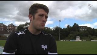 Ospreys TV Rory Thornton talks exclusively on his new contract [upl. by Denys]