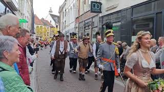 Oktoberfeest Sittard 2024 Gilde en Schutterij optocht [upl. by Kartis744]