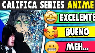 Kalathras reacciona a quotTIER LIST ANIME 📊🤩 CALIFICA 100 ANIMESquot [upl. by Nauqaj]