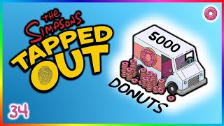 The Simpsons Tapped Out  Free 5000 Donuts [upl. by Haywood833]