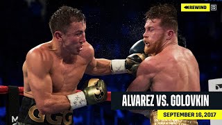 FULL FIGHT  Canelo Alvarez vs Gennadiy quotGGGquot Golovkin DAZN REWIND [upl. by Sianna819]