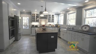 Open Airy Kitchen in Albany NY by Curtis Lumber Kitchen Designer Kathleen W [upl. by Yllac]