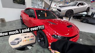 BUYING MY 2023 1025 HP DEMON 170 200000 OVER MSRP STICKER CRAZY COLOR COMBO [upl. by Mode]