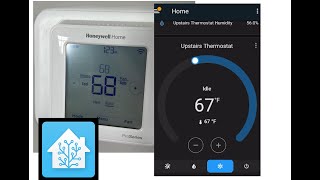 Zwave Thermostats with HomeAssistant [upl. by Nauqe]