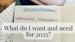 How did 2024 go And how Im picking my 2025 planner [upl. by Anileve198]